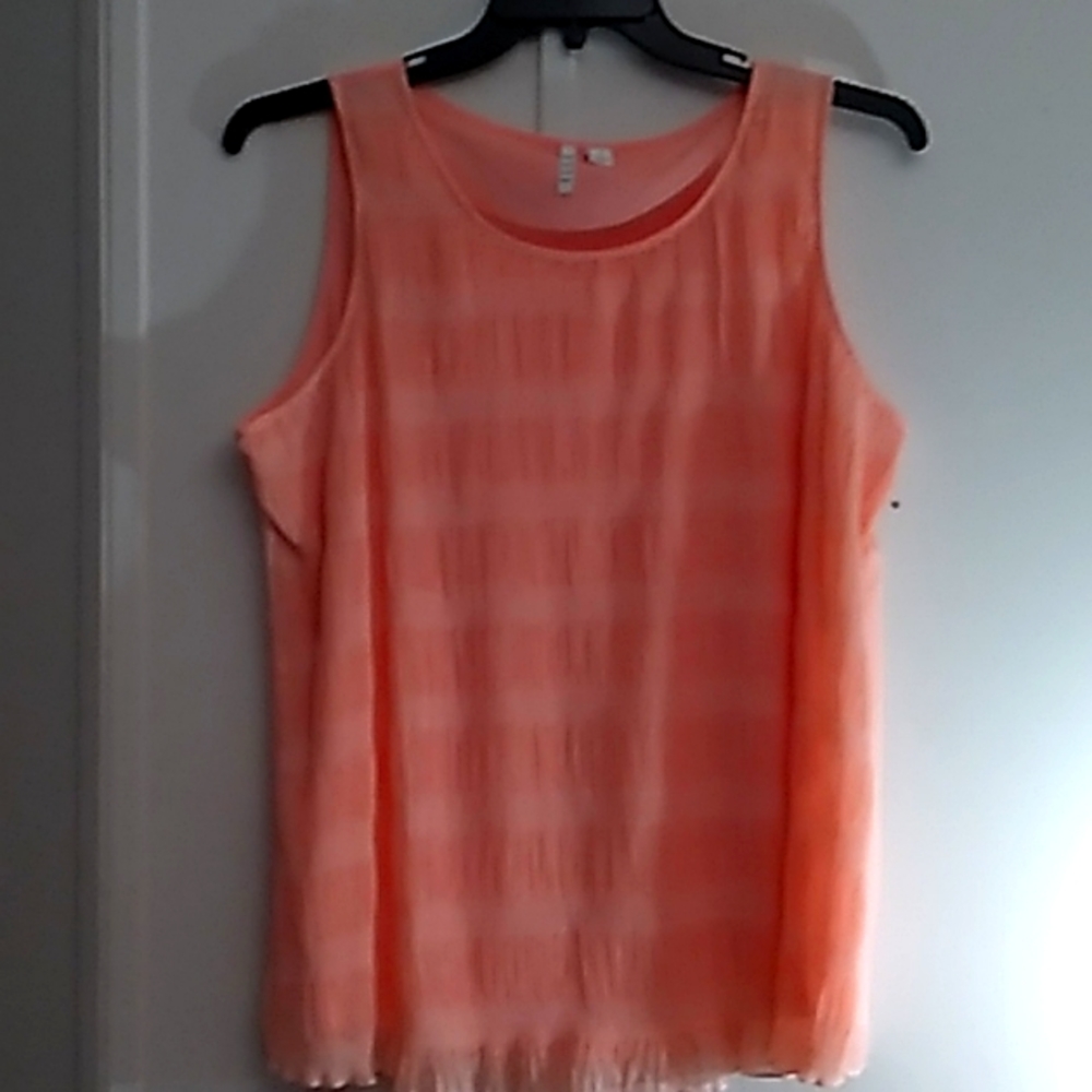 Elle peach tank top